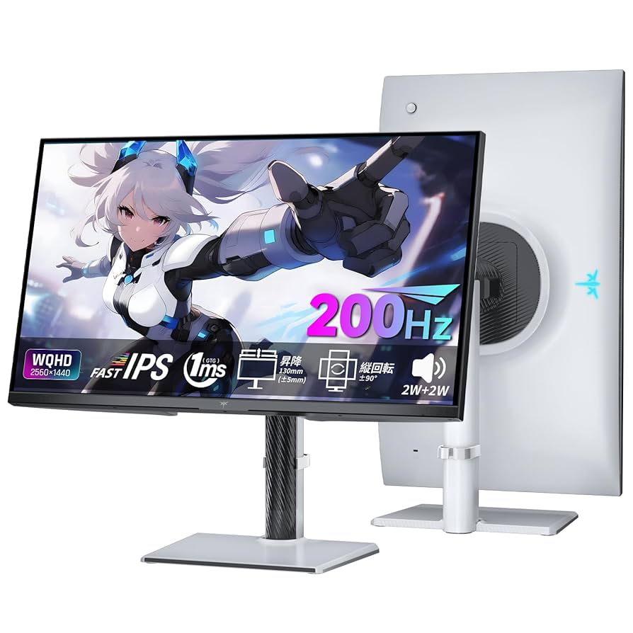 KTCモニター　H27T6 WQHD/200Hz/1ms/ips￼パネル Amazon.co.jp: KEY TO COMBAT 27インチ WQHD(2560×1440) 200Hz